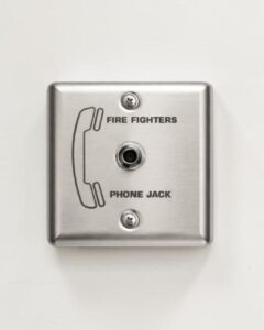 FIREFIGHTERS STAINLESS STEEL PHONE JACK PLATE AGNI SSJ FT 904 A