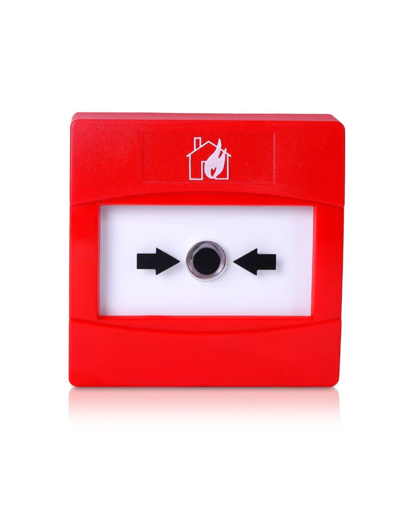 agni veiga intelligent addressable manual call point front view